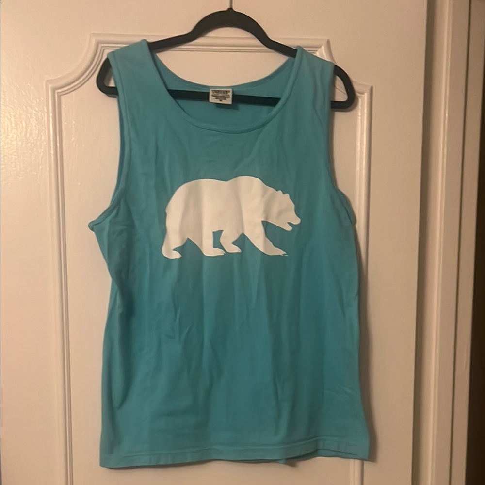 California Teal Tank Top